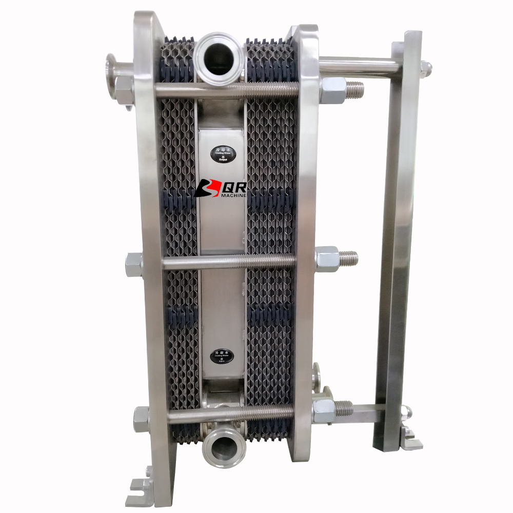 High quality stainless steel sanitary gasket beer milk cooler flat plate heat Exchanger