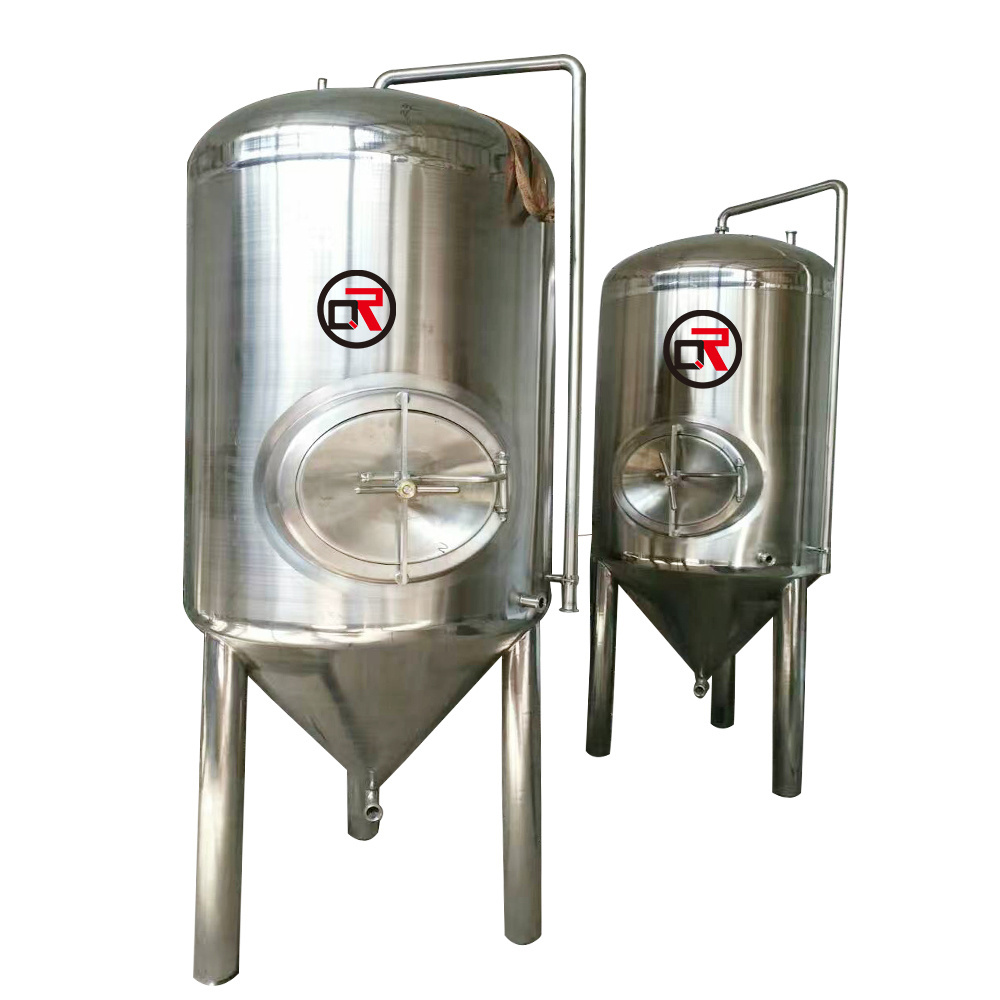 Commercial Brewery Stainless Steel Glycol Cooling 500l 1000l conical beer fermenter with dimple jacketed fermentation tank