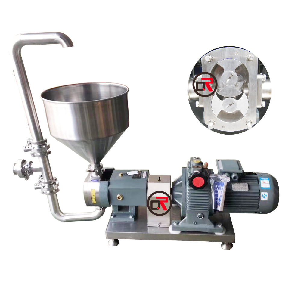 Stainless steel Jelly honey wort rotary lobe transfer pump food grade rotor rotary lobe pump