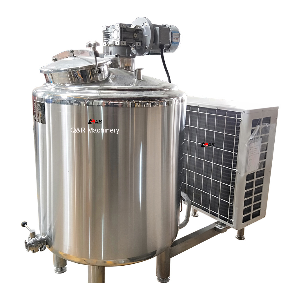 Factory directly sanitary sale stainless steel refrigerated heating milk cooling and storage tank container