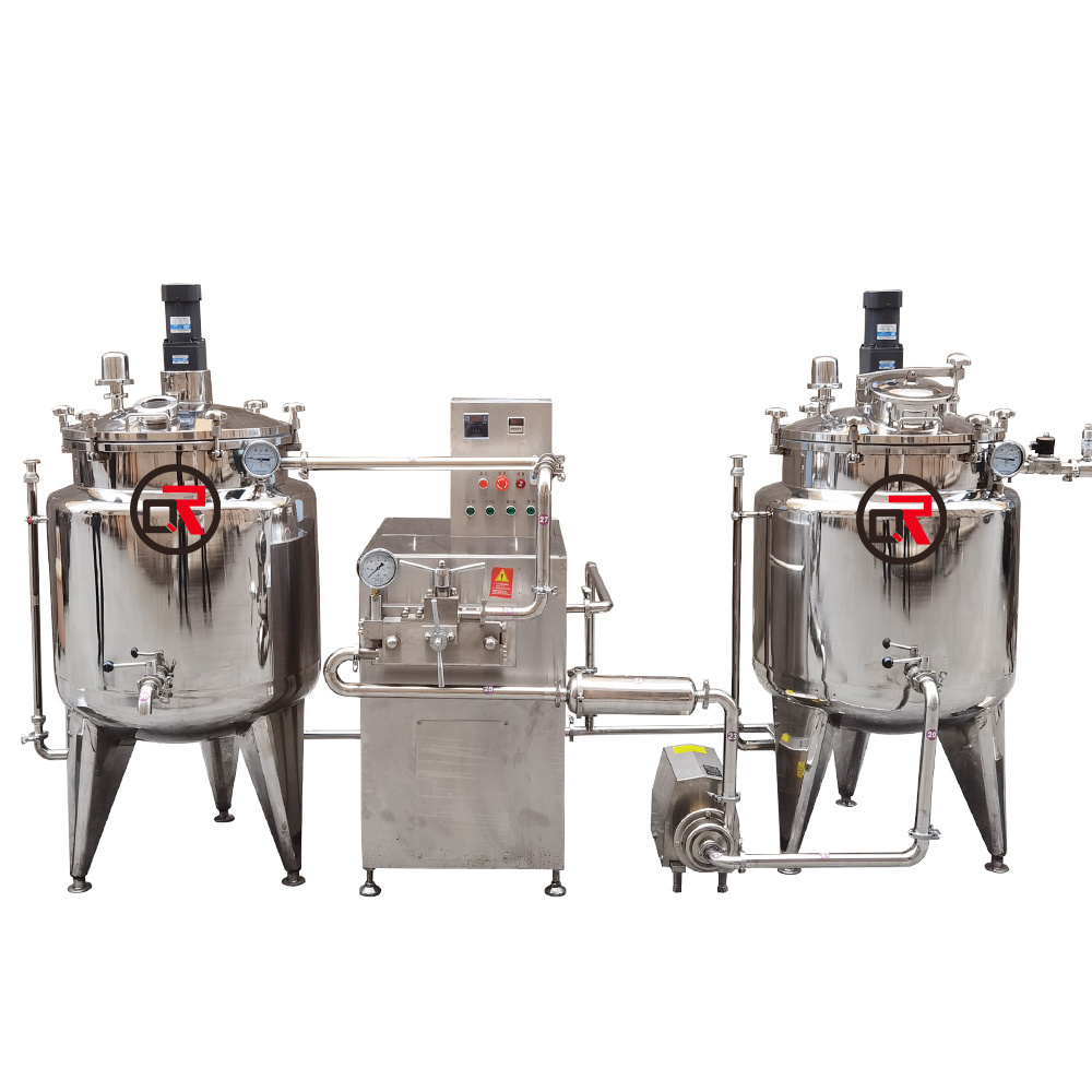 chemicals soap and detergent production Stainless steel wheels flange vacuum pressure liquid mixing tank sauce mixer machine