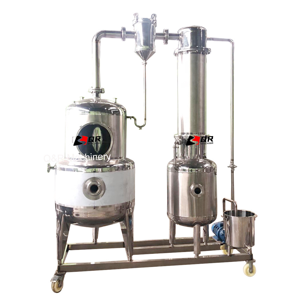 High viscosity heat sensitive juice syrup three effect falling film evaporator