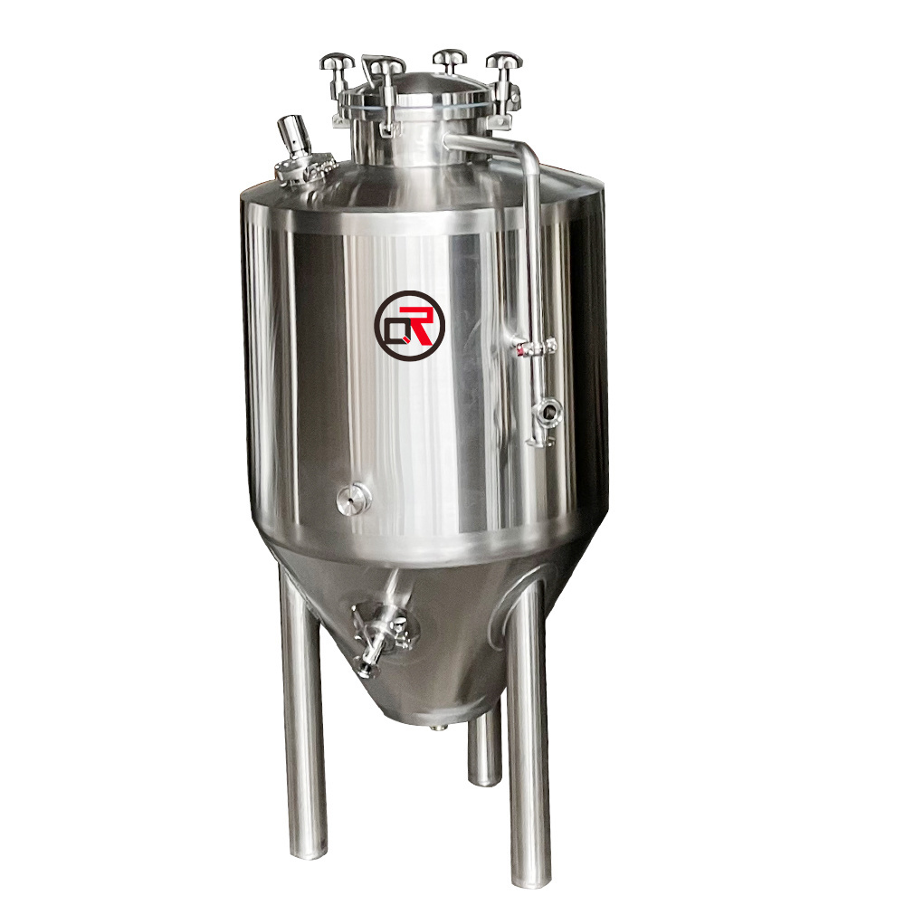 Commercial Brewery Stainless Steel Glycol Cooling 500l 1000l conical beer fermenter with dimple jacketed fermentation tank