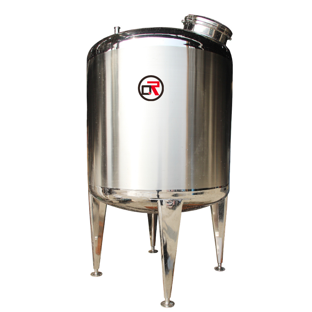 Factory price 1500L stainless steel pressure chemical shampoo 2or3 layers ferment growing storage tank