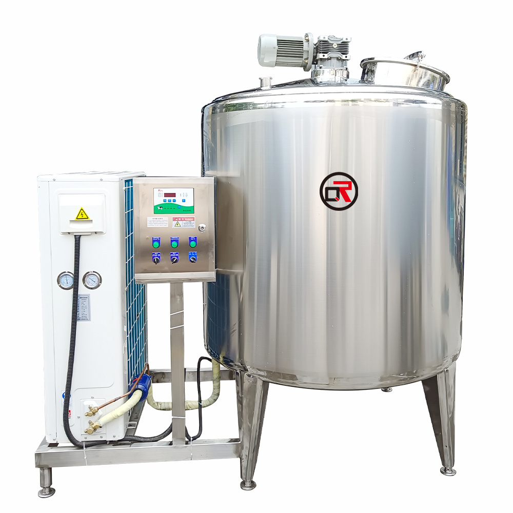 200L High quality stainless steel Dairy equipment jacketed milk cooling and heating tank