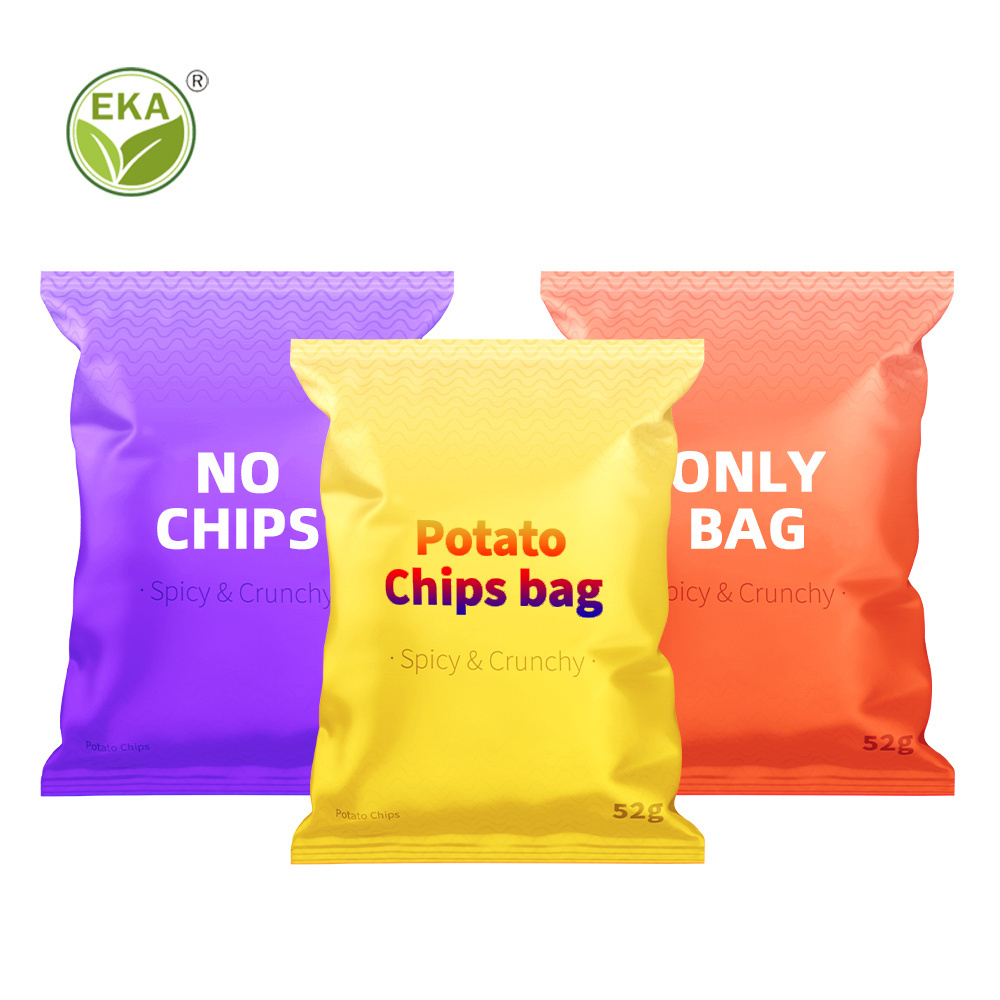 Custom Printed Snack Food Packaging Bag and Potato Chips Bag Vacuum Bag Heat Seal Gravure Printing Moisture Proof Exotic Snacks