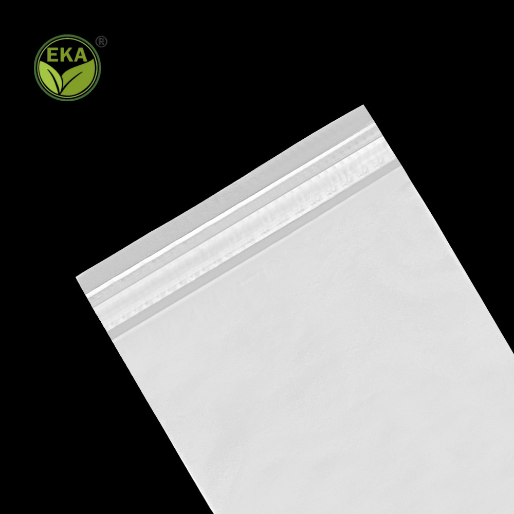 EKA Custom Compostable Packaging Long Item Packaging Bag Umbrella Frosted Packaging Self Adhesive Bags