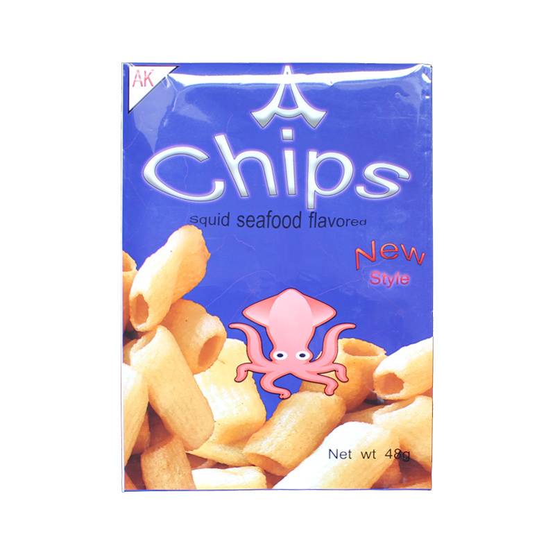 Custom Printed Snack Food Packaging Bag and Potato Chips Bag Vacuum Bag Heat Seal Gravure Printing Moisture Proof Exotic Snacks