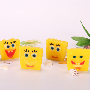 Wholesale Custom Natural Ingredients SpongeBob SquarePants Cartoon Bath Handmade Soap