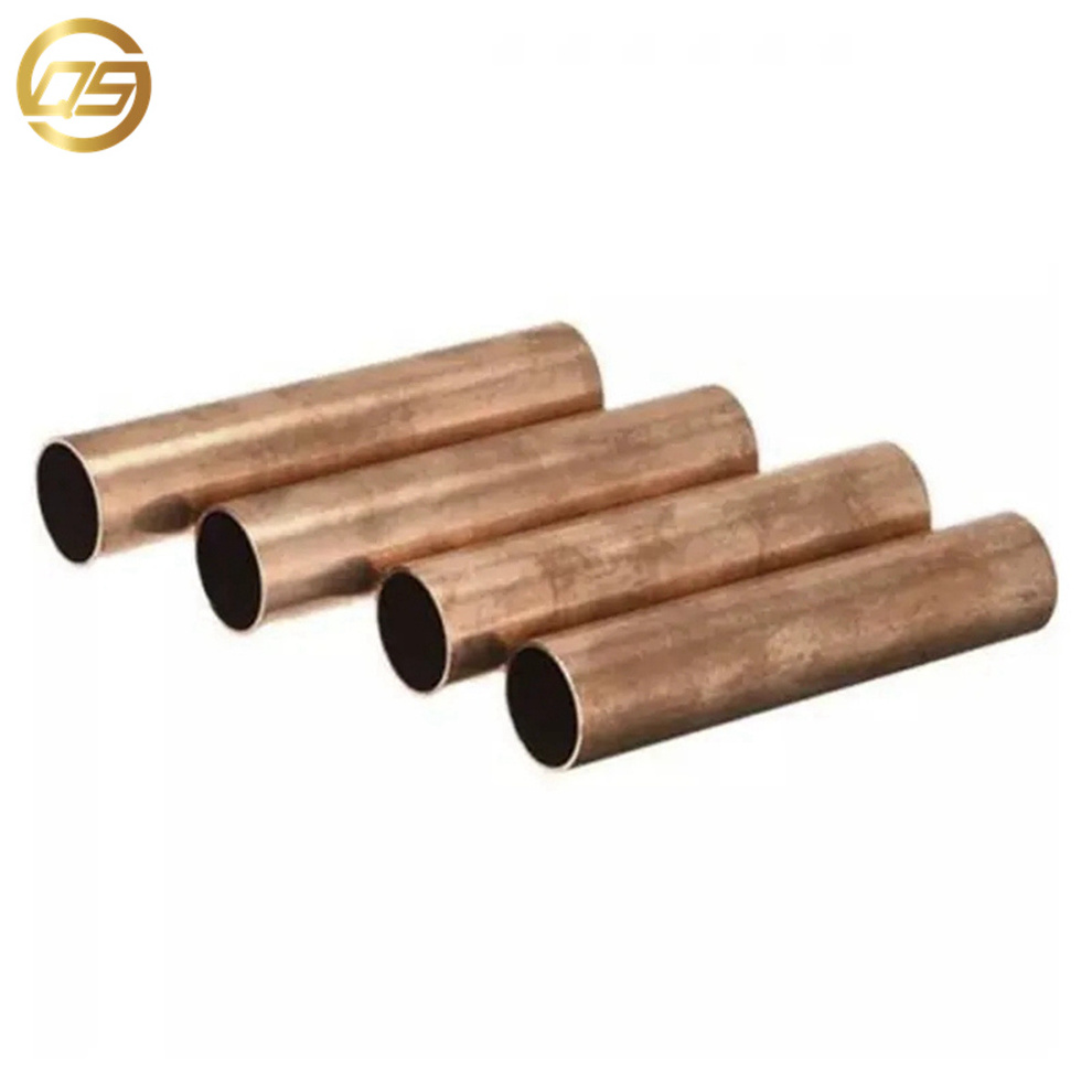 Lower price high quality C10100 C10200 C11000 C93700 SAE 64 Pure Copper Tube Bronze Rectangular Tube