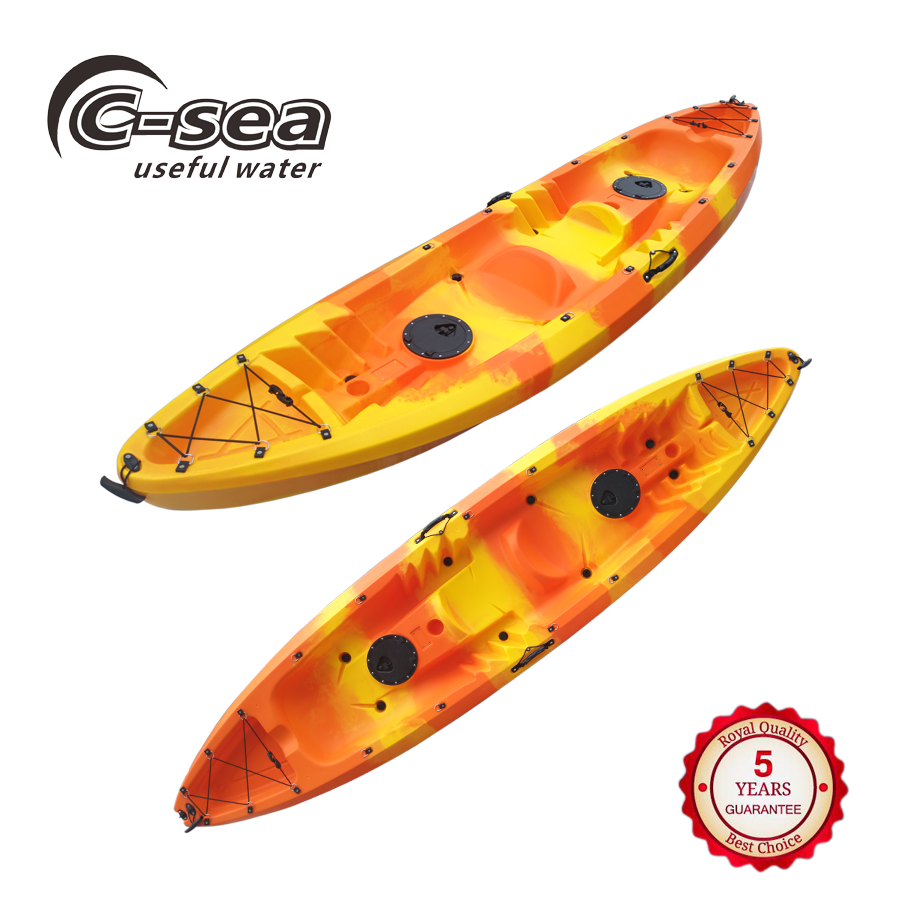 No inflatable double kayak Rotational molding kayaks OEM