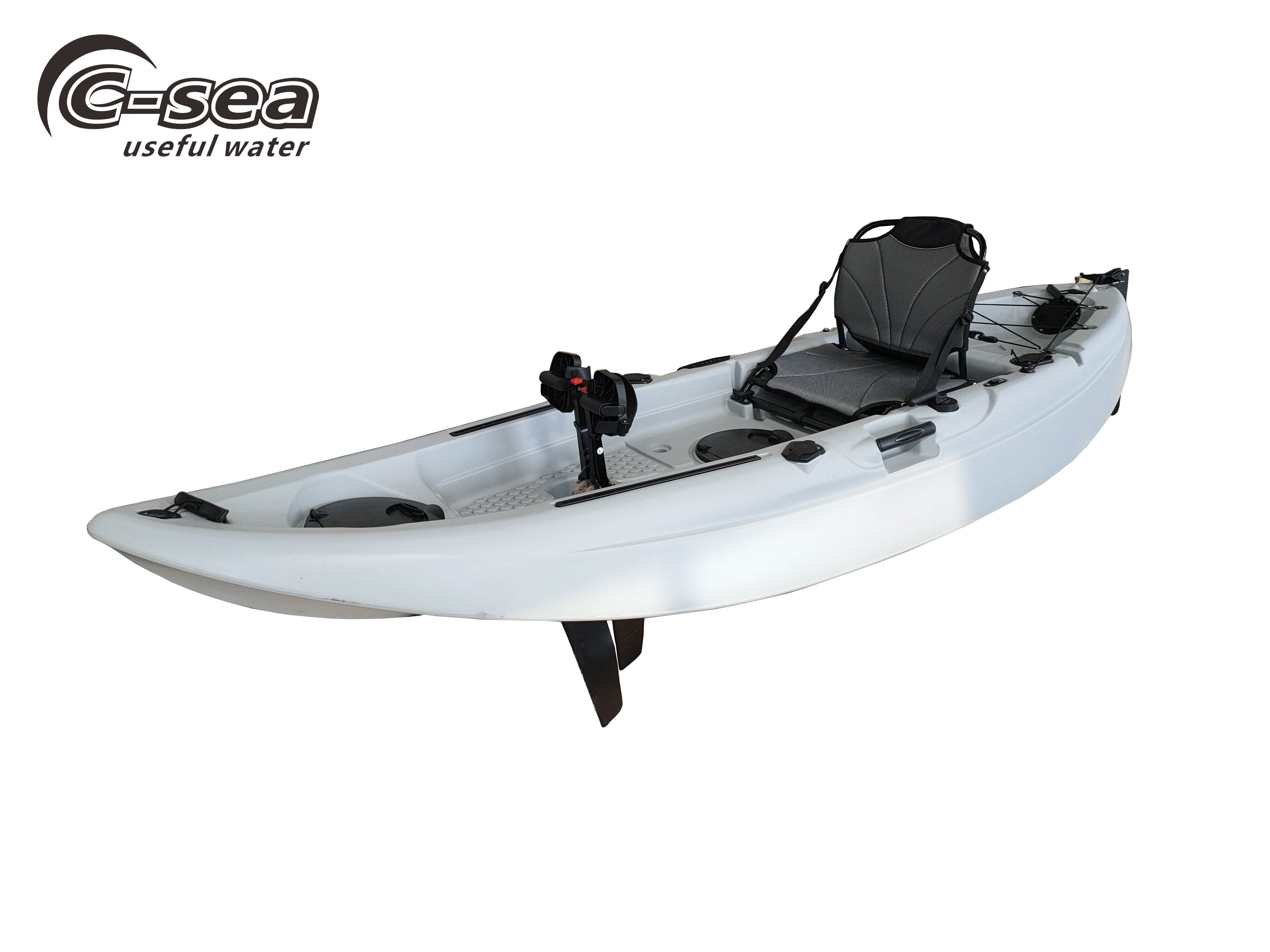 Single  pedal  drive kayak for one person fishing kayak sit on top