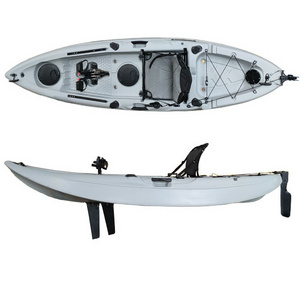 Single  pedal  drive kayak for one person fishing kayak sit on top