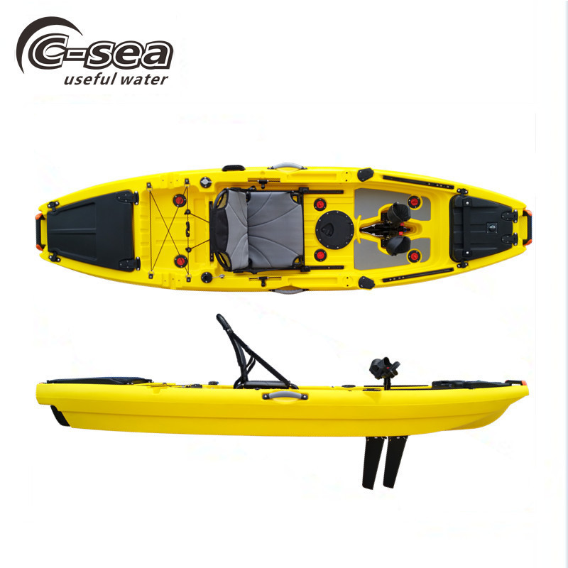 300cm C-sea one person foot pedal drive fishing kayak