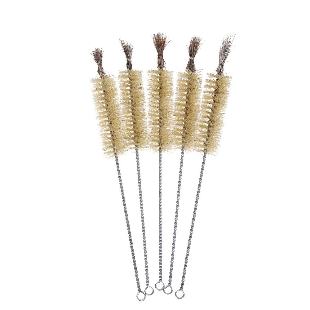 Custom Stainless Steel Cleaning Brushes Long Handle Short Twisted Brass Wire Pipe Tube Brush