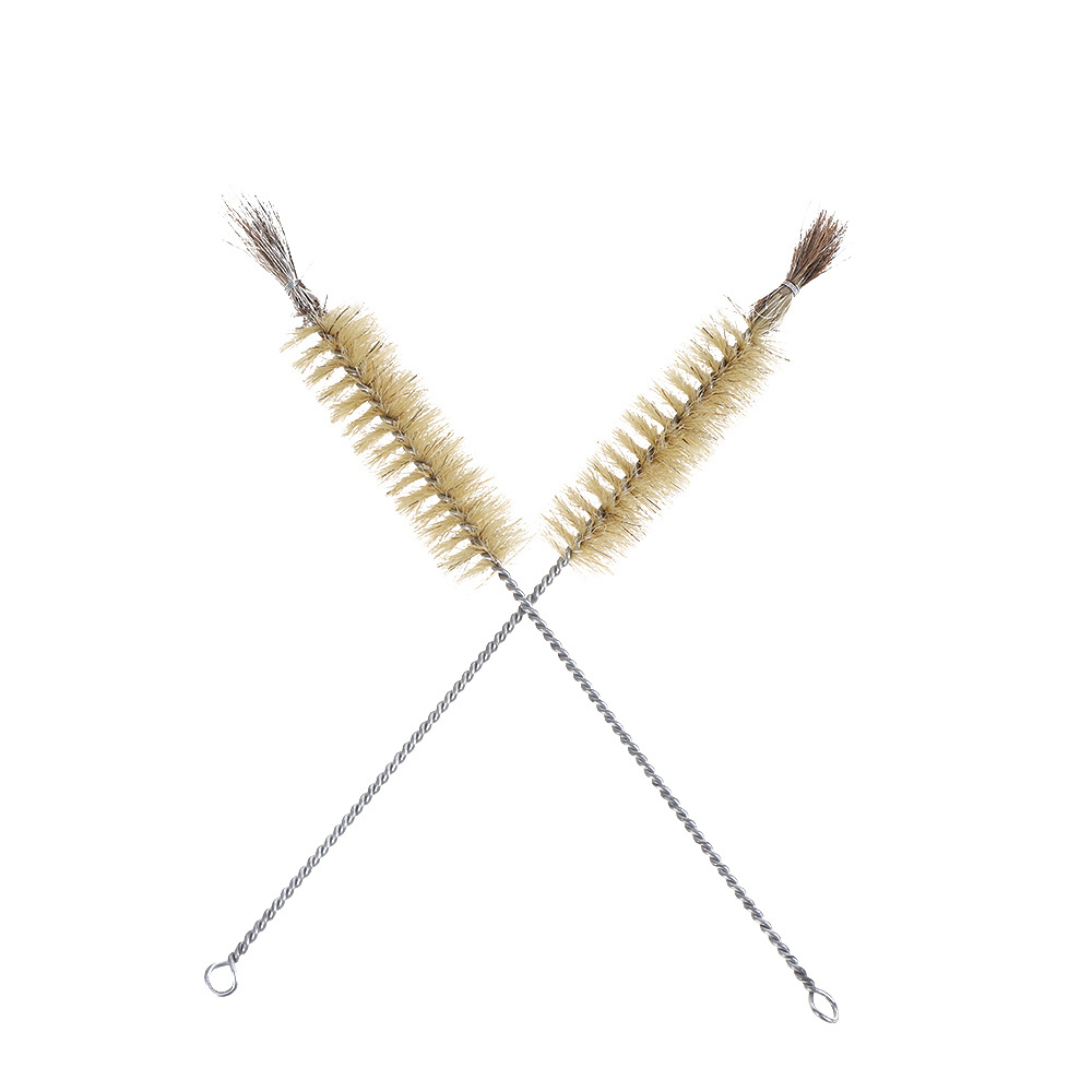 Custom Stainless Steel Cleaning Brushes Long Handle Short Twisted Brass Wire Pipe Tube Brush