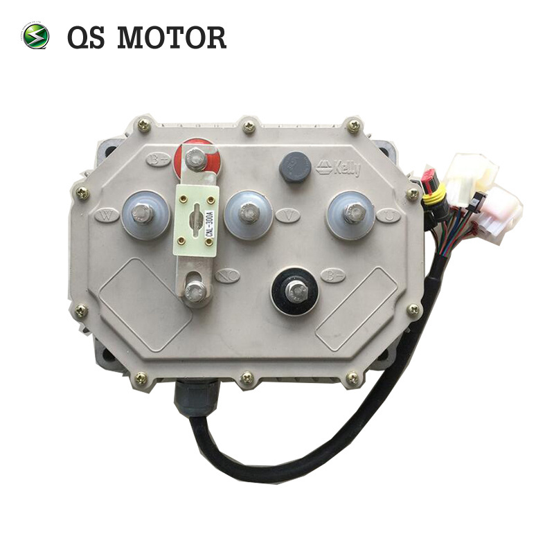 QS MOTOR Dual 4000W 10kw peak 273 40H V3 brushless electric car hub motor hybrid conversion kits with Kelly 7250H