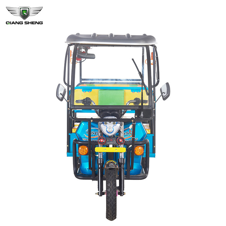 Hot Sale Touring Rickshaw Vehicle Battery Bike Bajaj Style Tuk Tuk Taxi 3 Wheels Electric Tricycle For Passenger