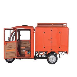 Battery operated electric tricycles cargo  800W heavy loader e rickshaw tuk tuk for sale 3 wheel motorcycles used for sale