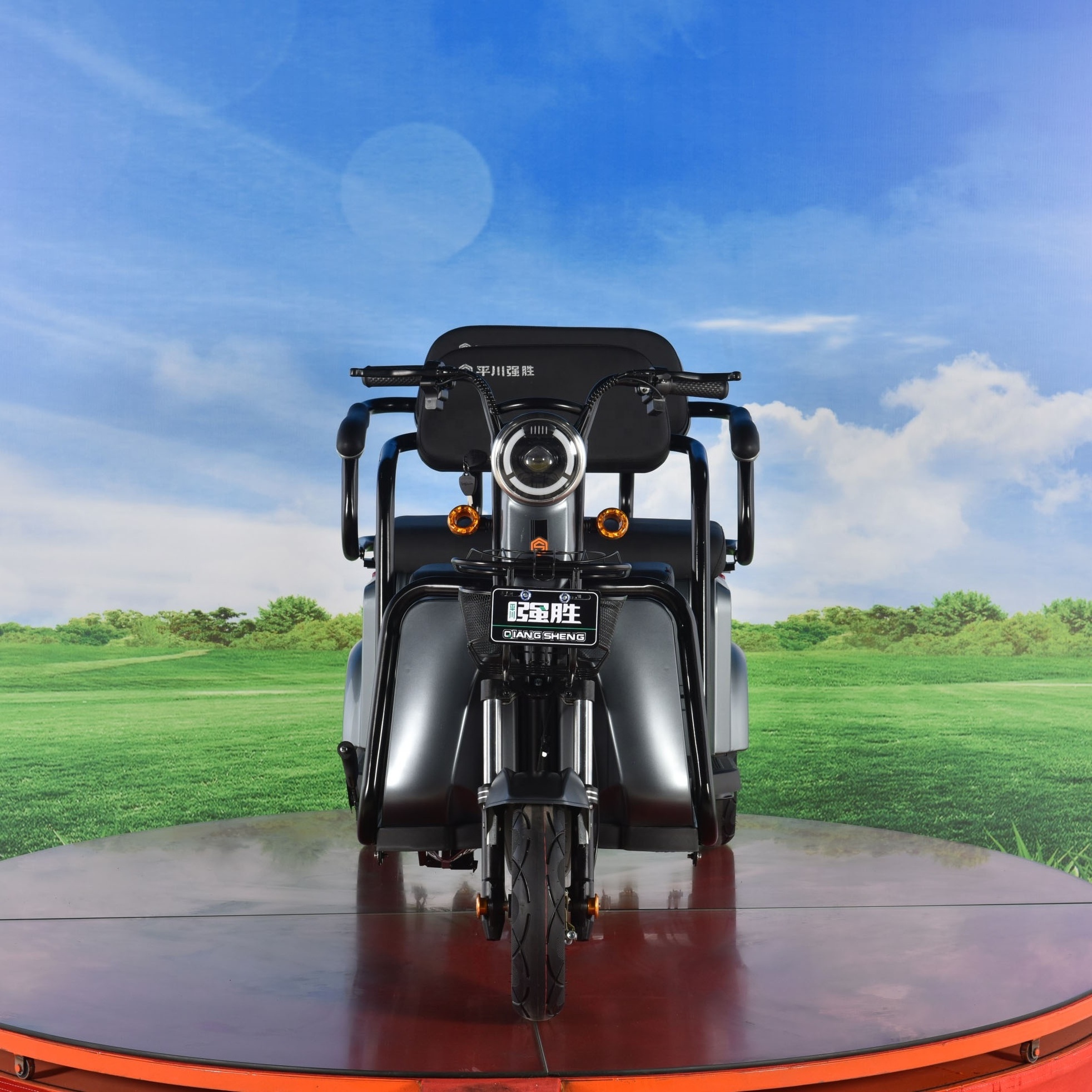 New Design Mini Bus Adult Three Wheel E Rickshaw Moped Tricycle 3 Wheeler Electric Bike Passenger Mobility Scooter From China