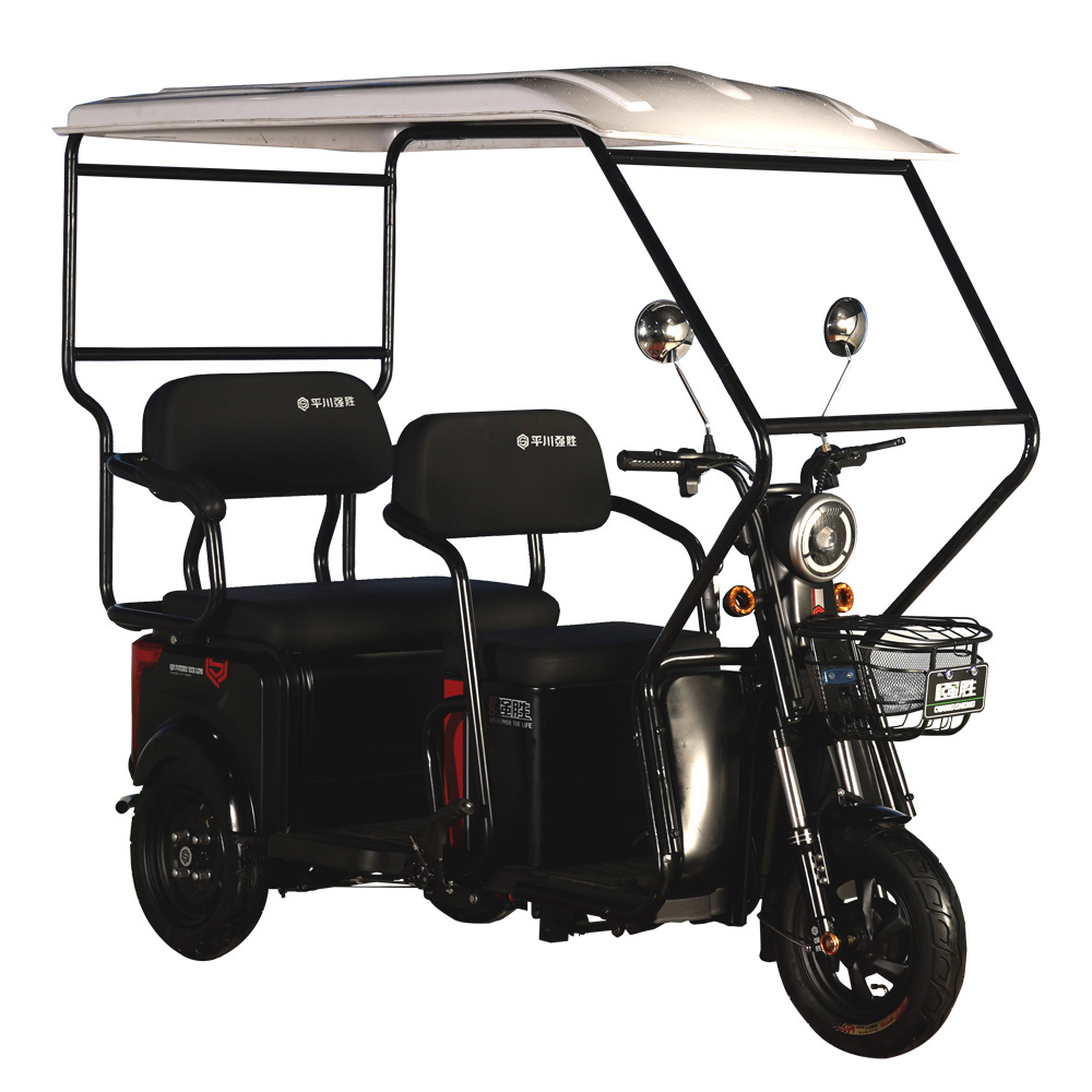 Popular Design New Model 2 Seat Mini Passenger Electric Rickshaw For Sale Tuk Tuk Rickshaw Scooter With Roof