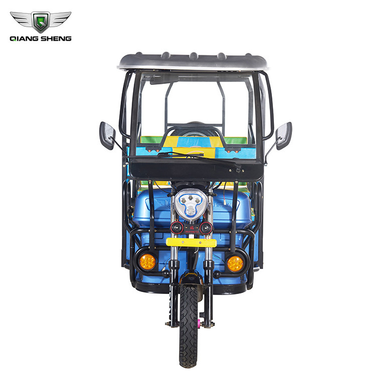 India Taxi Tricycle 48V 1000W Electric Bajaj Auto Rickshaw Best Price Battery Operated Motorised Adult Electric Tricycle