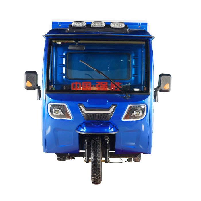 Hot sale solar electric tricycle closed three wheel mobility cargo e rickshaw for sale