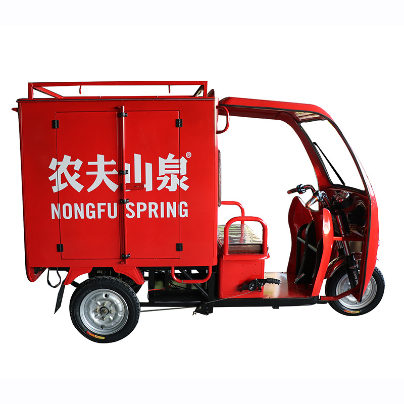 Electric Van Cargo Tricycle With Carriage Box for Adults For 500kg Load from China 3 Wheel Manufacturer.