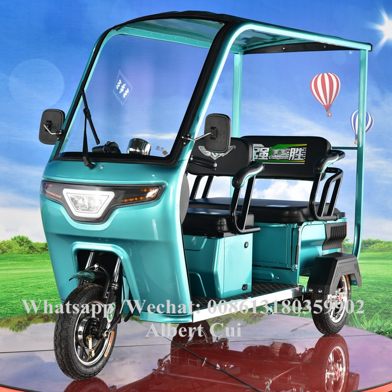 2022 new version three wheel electric motorcycle with roof