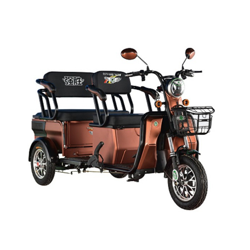 New Design Electric Rickshaw Adult Three Wheeler Family Use 3 Wheels Mini Tricycle In Philippine Hot Sale