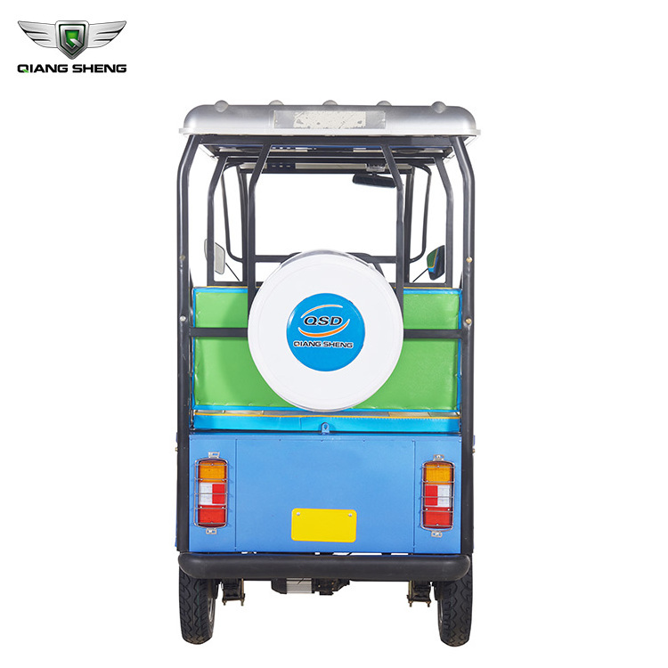 India Taxi Tricycle 48V 1000W Electric Bajaj Auto Rickshaw Best Price Battery Operated Motorised Adult Electric Tricycle