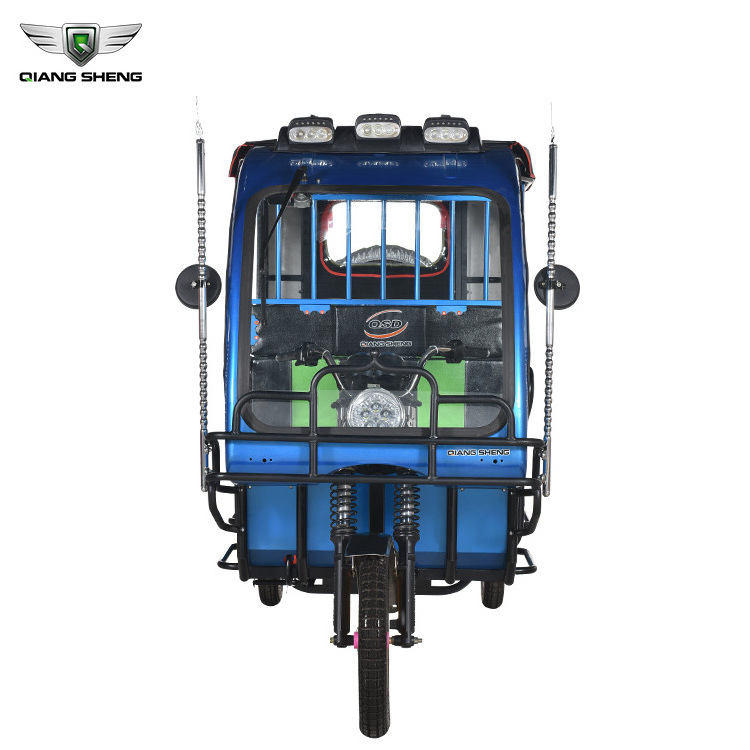 2023 New Design India Transport 3 Wheels Taxis Battery Motor Tricycle Rickshaw Taxi Tuk Tuk Passenger Electric Bajaj Motorcycles