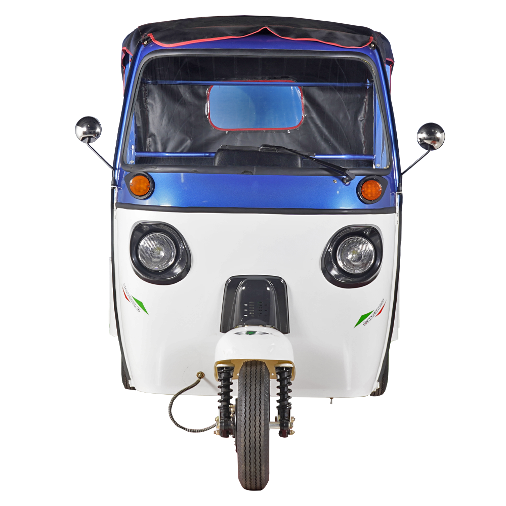 New Adult Electric Tuk Tuk 3 Wheel E Bike Battery Power Auto Rickshaw Indian Tricycle Moto Taxi Bajaj For Passenger