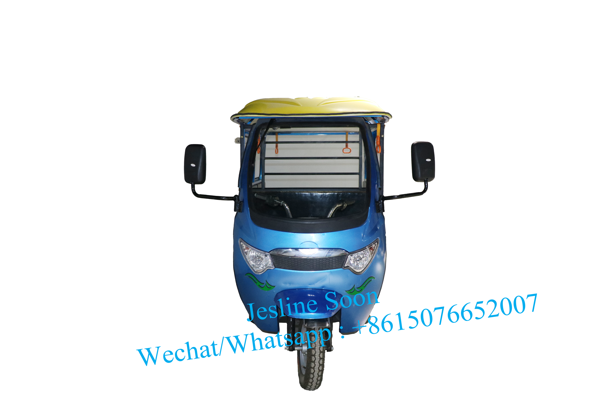 2023 Latest Design Philippine Mini School Bus Rickshaw Tricycle Electric Taxi Motorcycle 4 Passengers 3 Wheel Passenger Trike