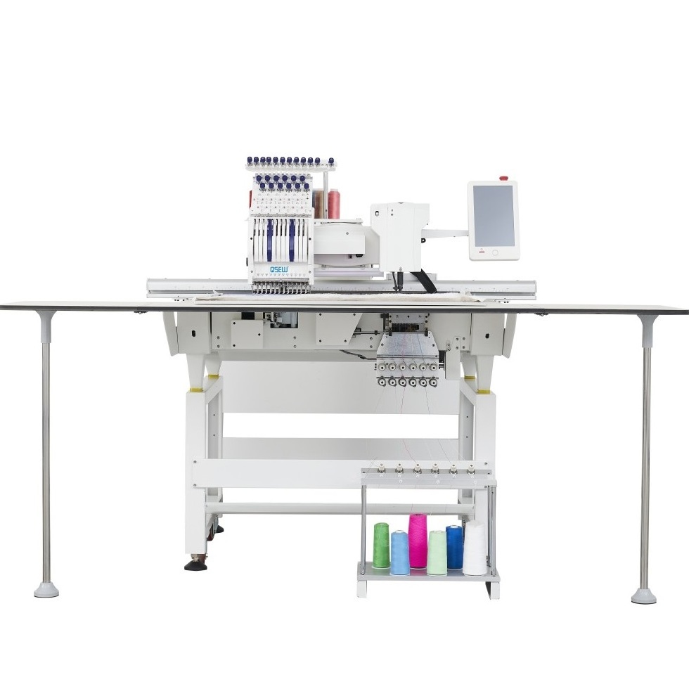 QS-4050S machine mix head flat and chenille Computerized Gantry Embroidery Machine