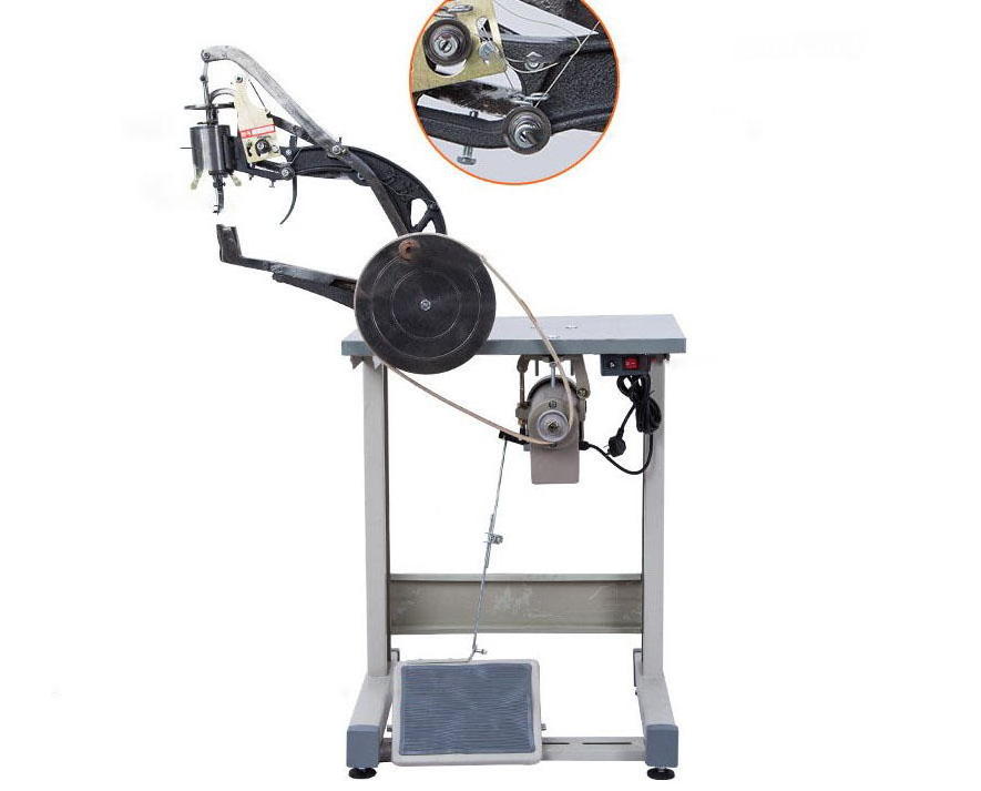 QS-SL-28T Manual or electric old-fashioned Single Needle Cylinder Bed Shoes Repairing Machine  Shoe Repairing Machine