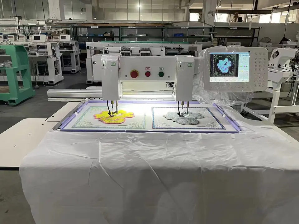 QS-4050S machine mix head flat and chenille Computerized Gantry Embroidery Machine