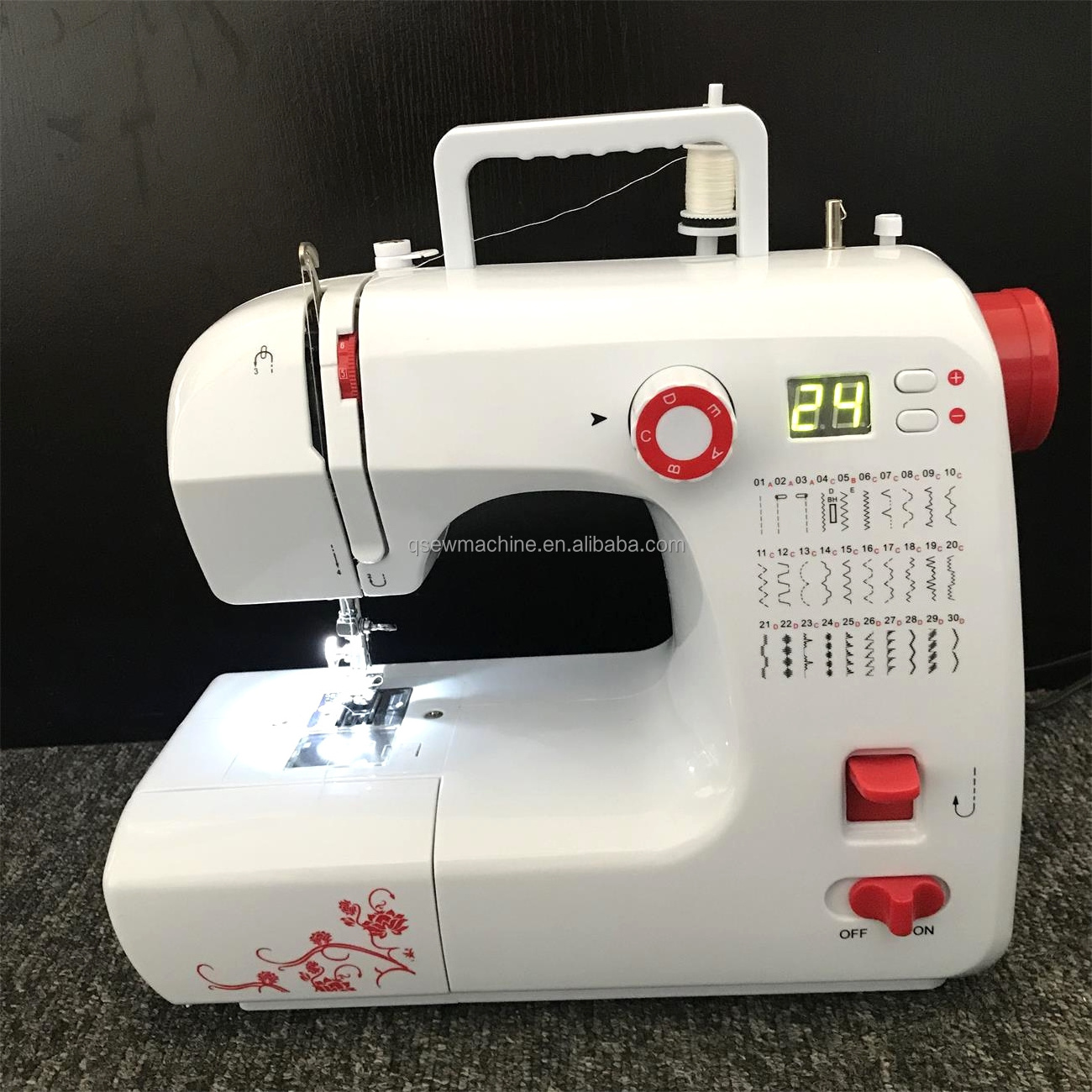 QS-702 Multi-function computerized home sewing machine hand making sewing  machine domestic sewing machine