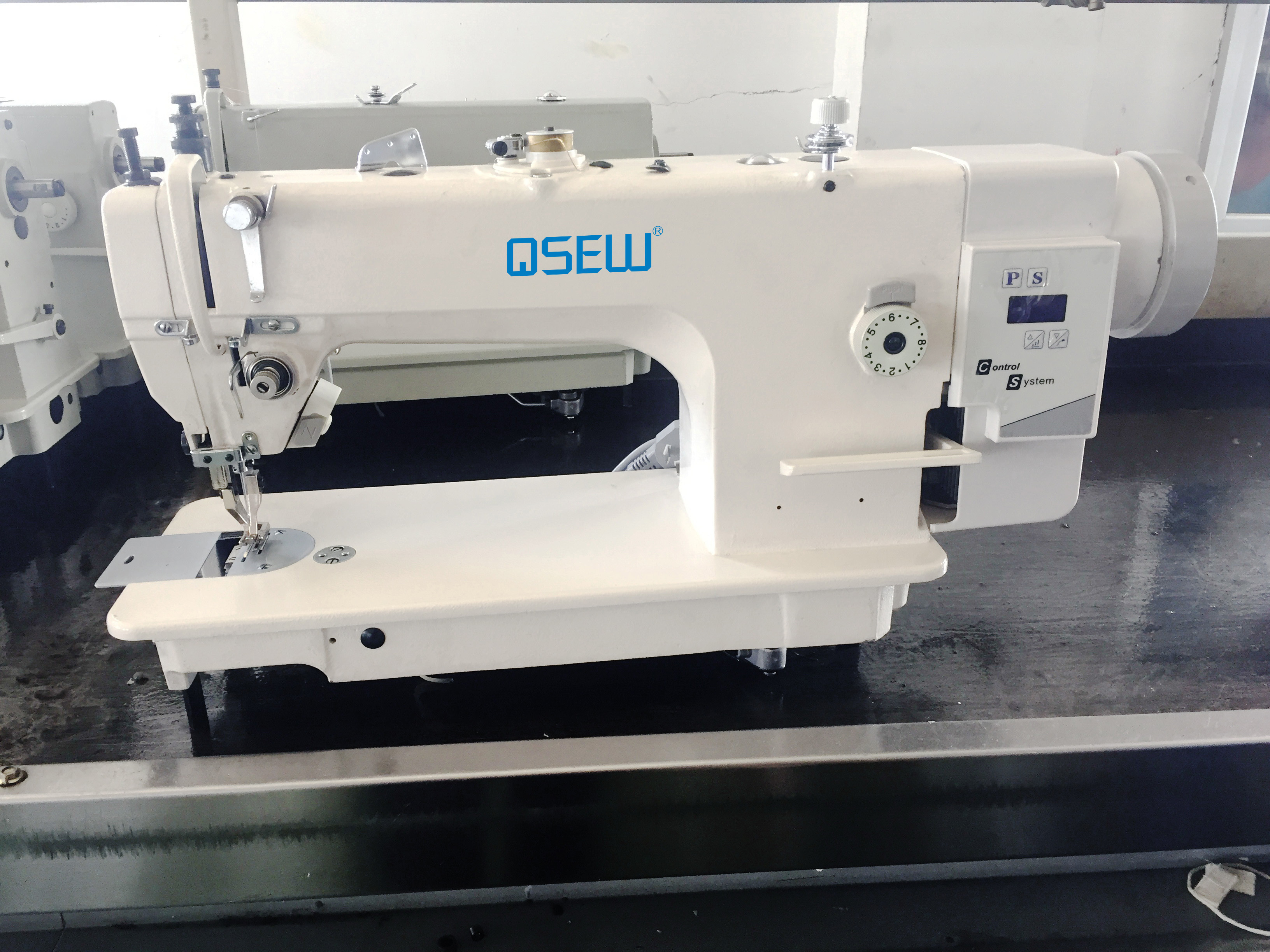 QS-0303D Long stitch Direct drive top and bottom feed walking foot  for heavy duty lockstitch industrial sewing machine