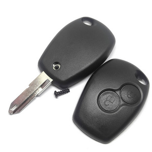 QSF Key Case  2 Buttons remote shell For Renault Megane Modus Espace Duster Logan DACIA Sandero Fluence Kango For NISSAN ALMERA