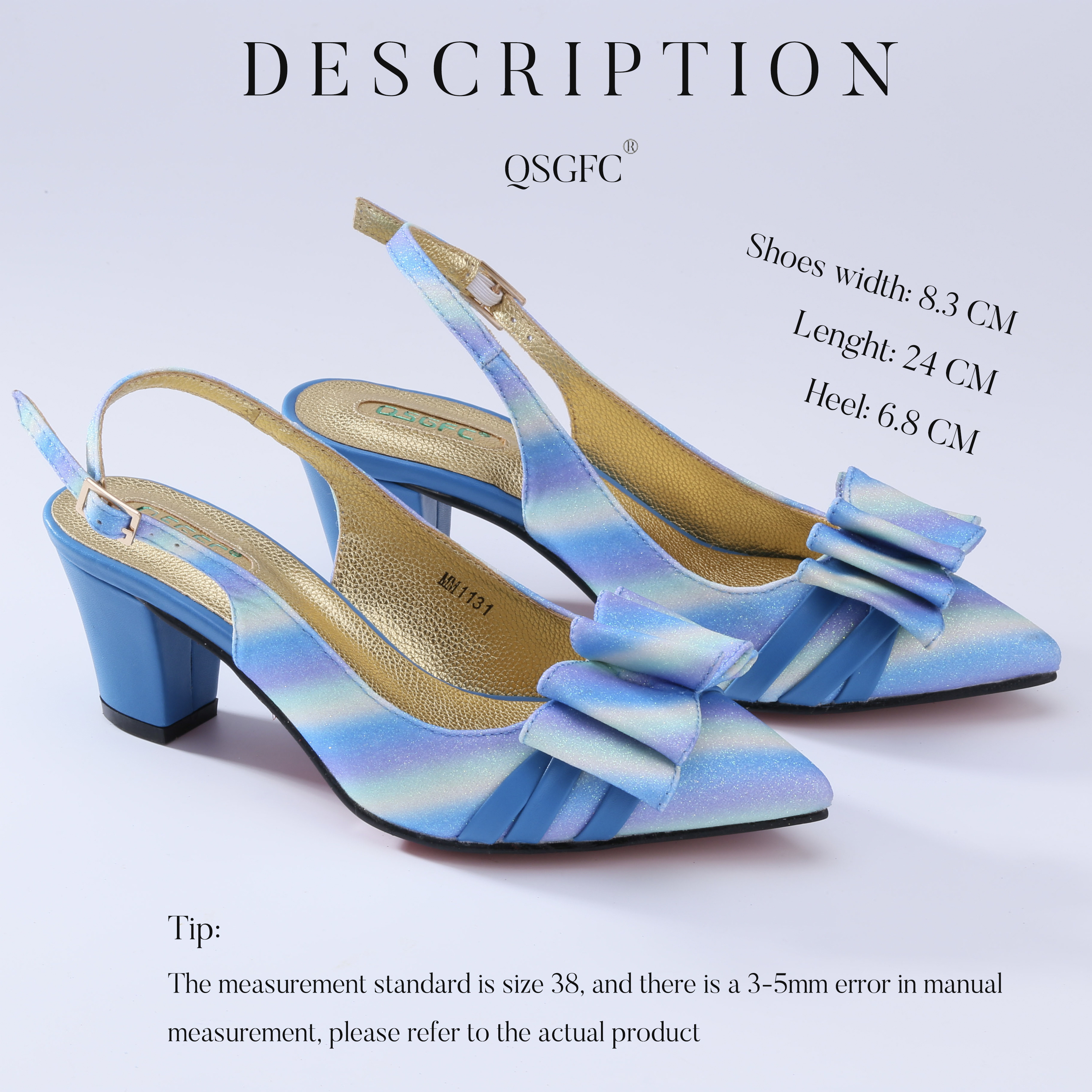 QSGFC Italian Design Latest Colorful Stripe Pattern Sandals Sweet Style Noble Green Shoes And Bag Set Party Wedding Heels