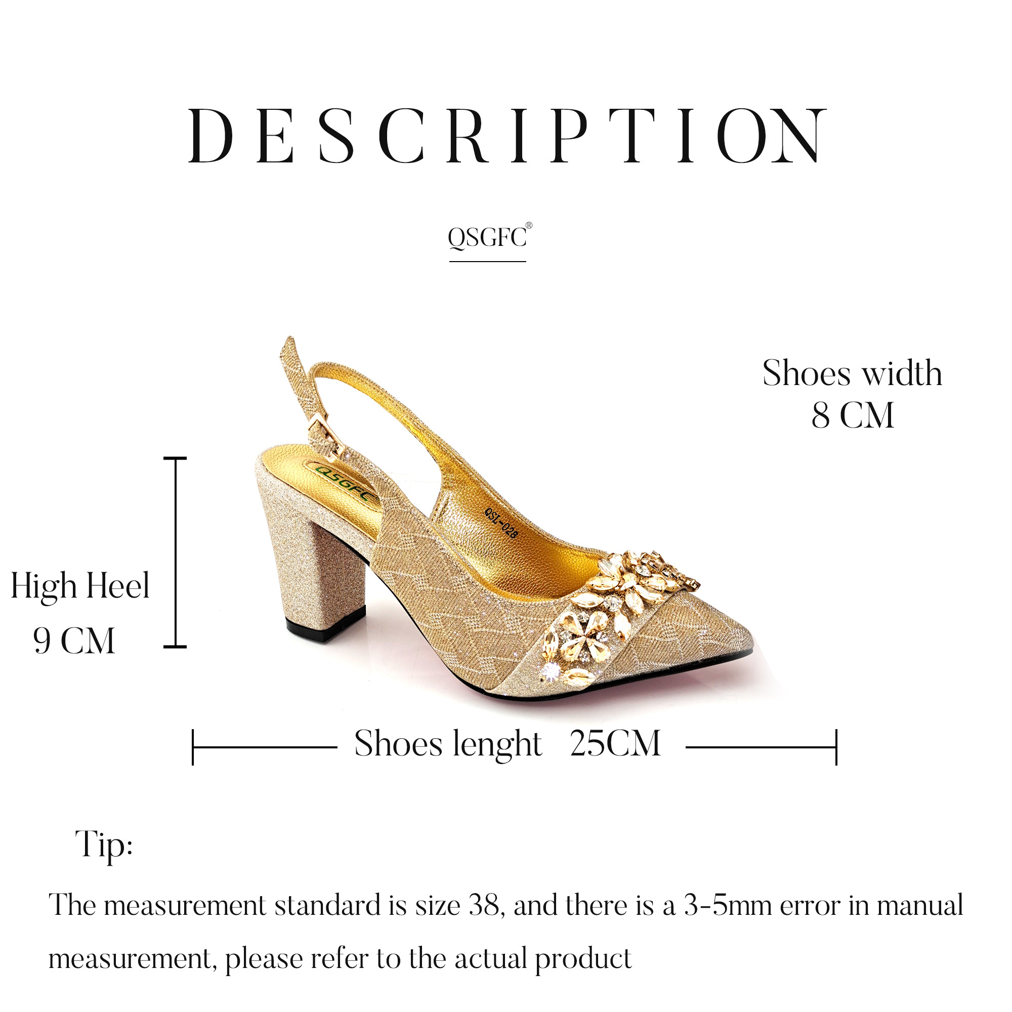 Hot Selling Nigerian Elastic Elegant Luxury High Quality Design Cut Crystal Embellished Women's Shoes and Clutch Bag