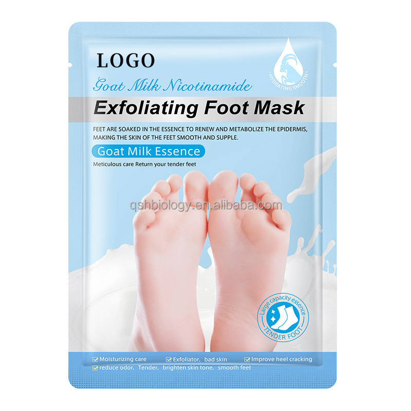 wholesale Natural Herbal Foot Skin Care Moisturizing Exfoliating Peeling Off Lavender Foot Mask