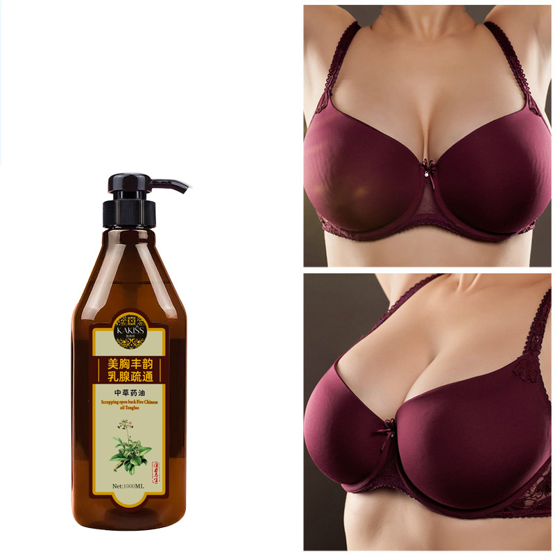 Supplier Hot Sale Herbal Breast Tightening Firming Enhancement Care Hot Massage Oil For Increase Big Breast Size