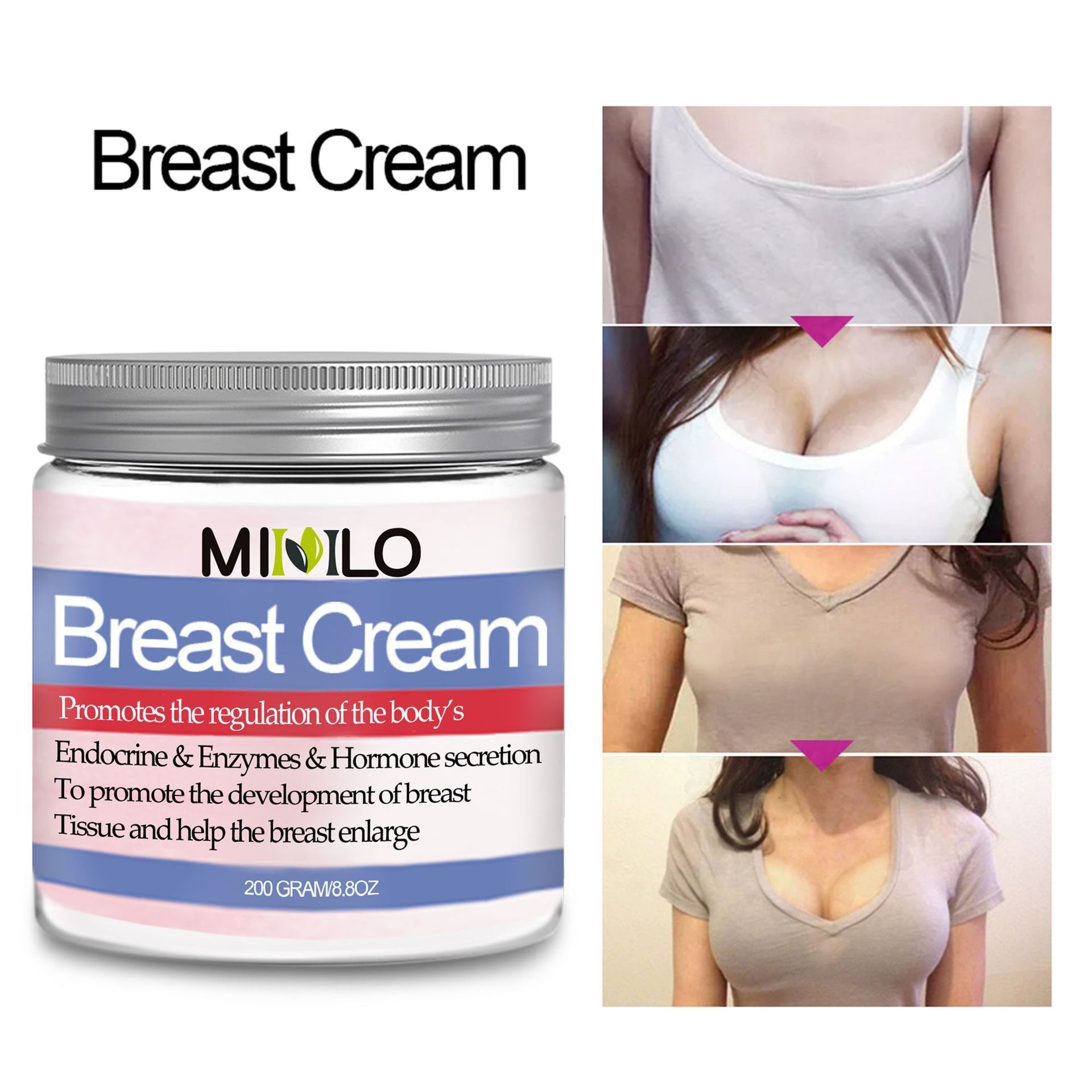 Natural Herbal Papaya Fast Big Boobs Care Enlargement Tightening Sexy Breast Enhancement Cream For Women Small Boobs