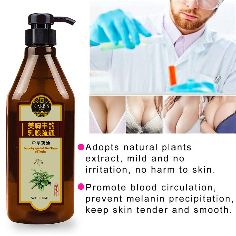 Supplier Hot Sale Herbal Breast Tightening Firming Enhancement Care Hot Massage Oil For Increase Big Breast Size