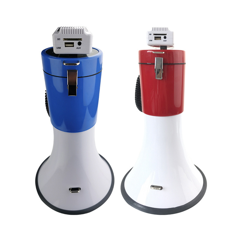 Megaphone USB SD Card Socket Loudhailer Handheld Microphone Hand held Loudspeaker