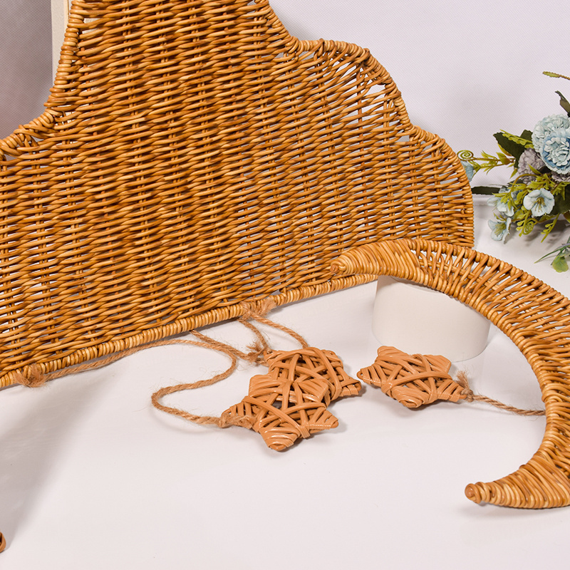 wholesale Wicker rattan star wall hanging decor rattan star wall art home wall decor