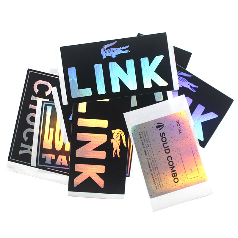 Customized waterproof vinyl Flash die-cutting animation vinyl sticker holographic sticker