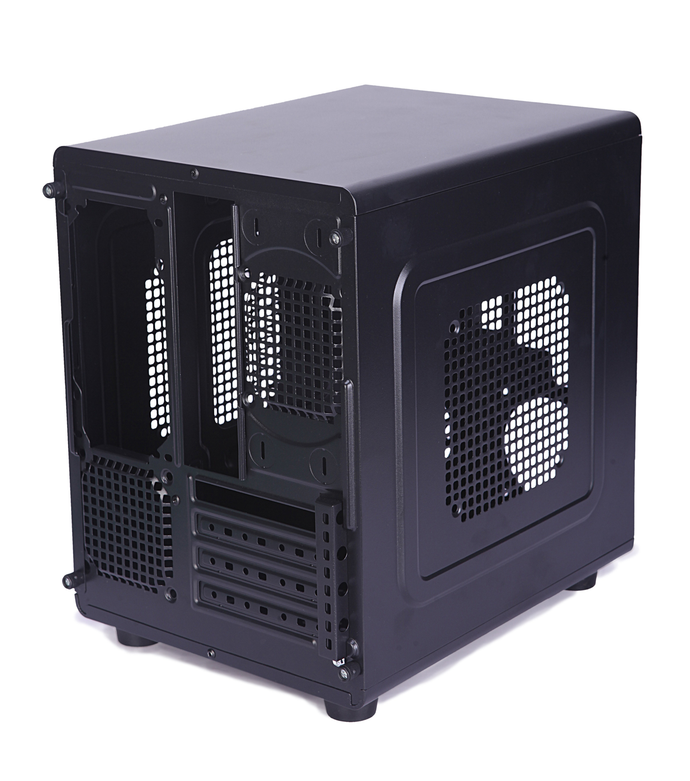 OEM Custom PC Cpu Cabinet Casing Office Desktop ATX Mini integrated display chassis itx 4U power supply Computer Case